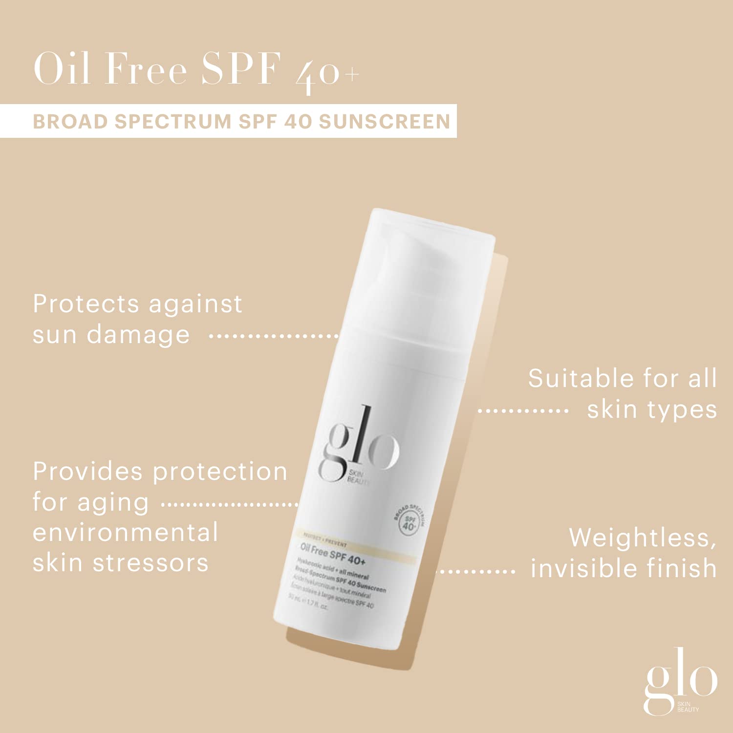 Glo Skin Beauty Acide hyaluronique infusé, hydratation durable pour la peau