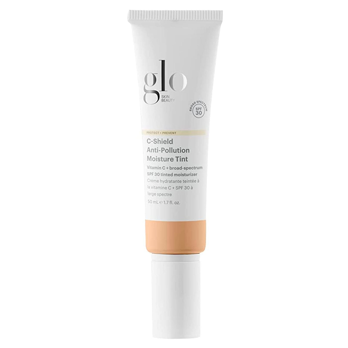 Glo Skin Beauty C-Shield protège contre la pollution pour une peau saine.