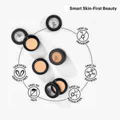 Pigments riches du concealer Glo, couvrance moyenne à complète.