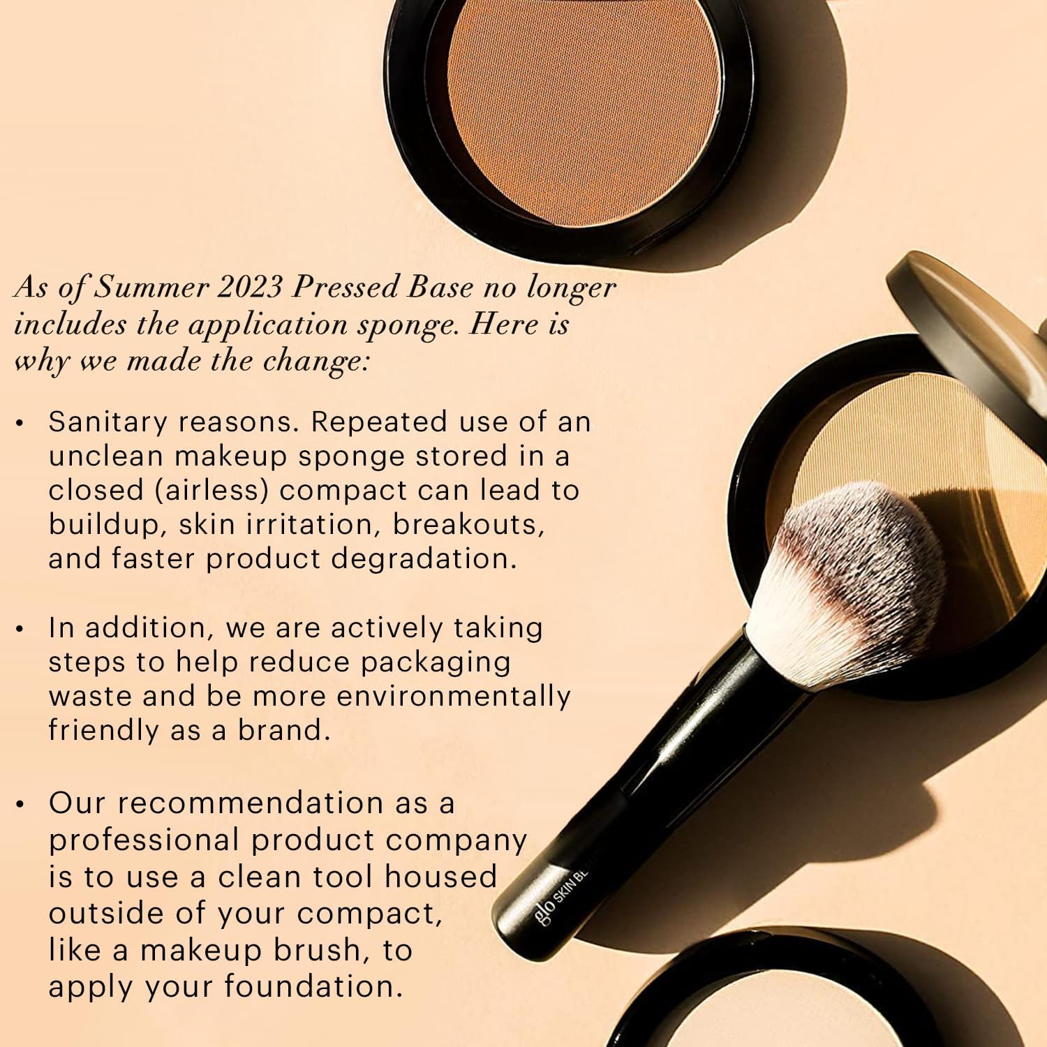 Couverture modulable avec poudre pressée Glo Skin Beauty