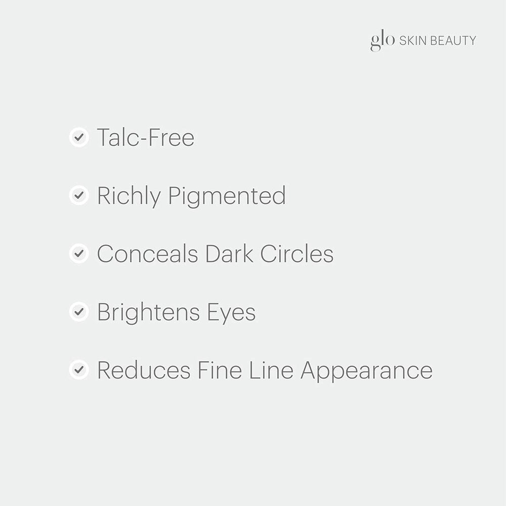 Application précise et fusion des teintes Glo Skin Beauty pour un fini naturel.
