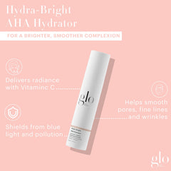 Glo Skin Beauty Hydra-Bright Hydrator – texture raffinée pour peau douce et uniforme.