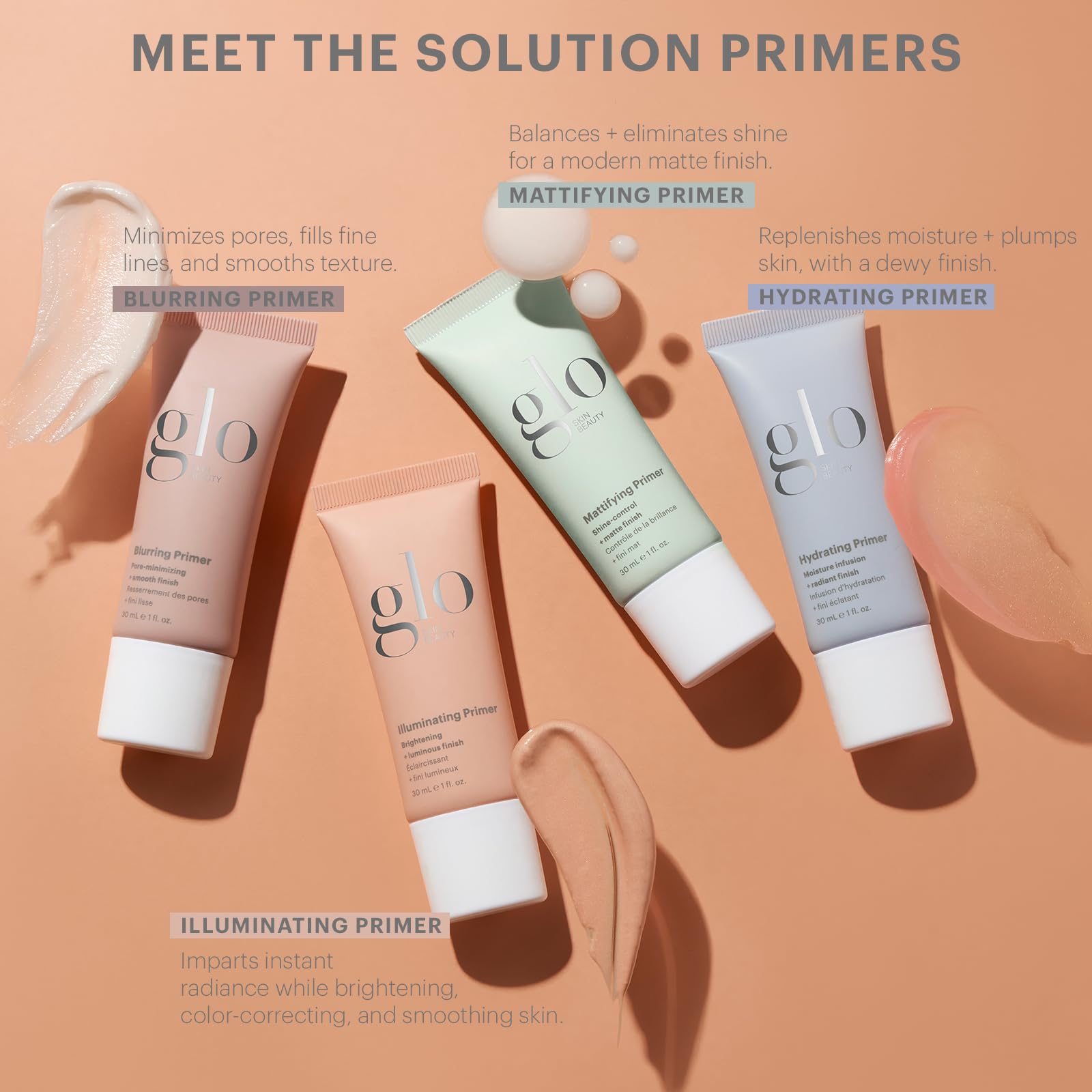 Glo Skin Beauty Primer application lissante qui prépare la peau.
