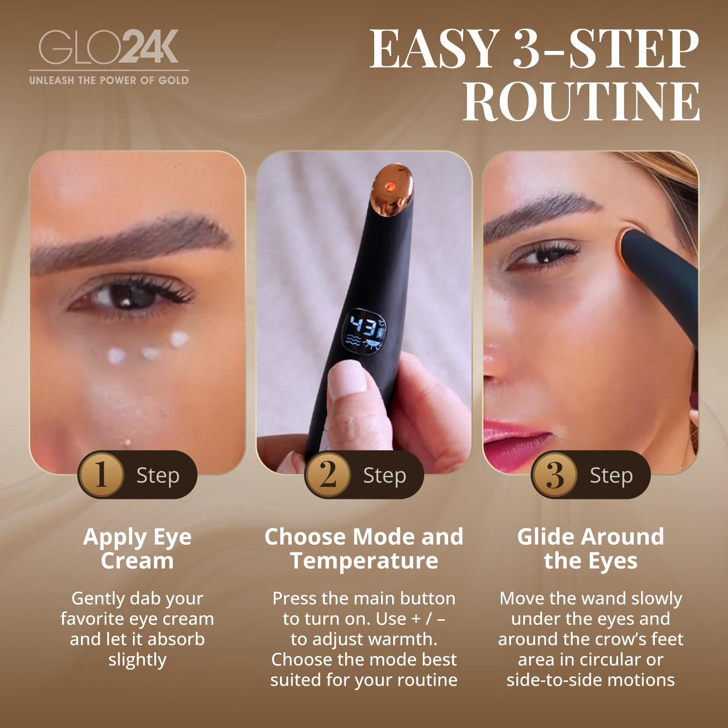 GLO24K expérience spa à domicile pour un moment de détente.