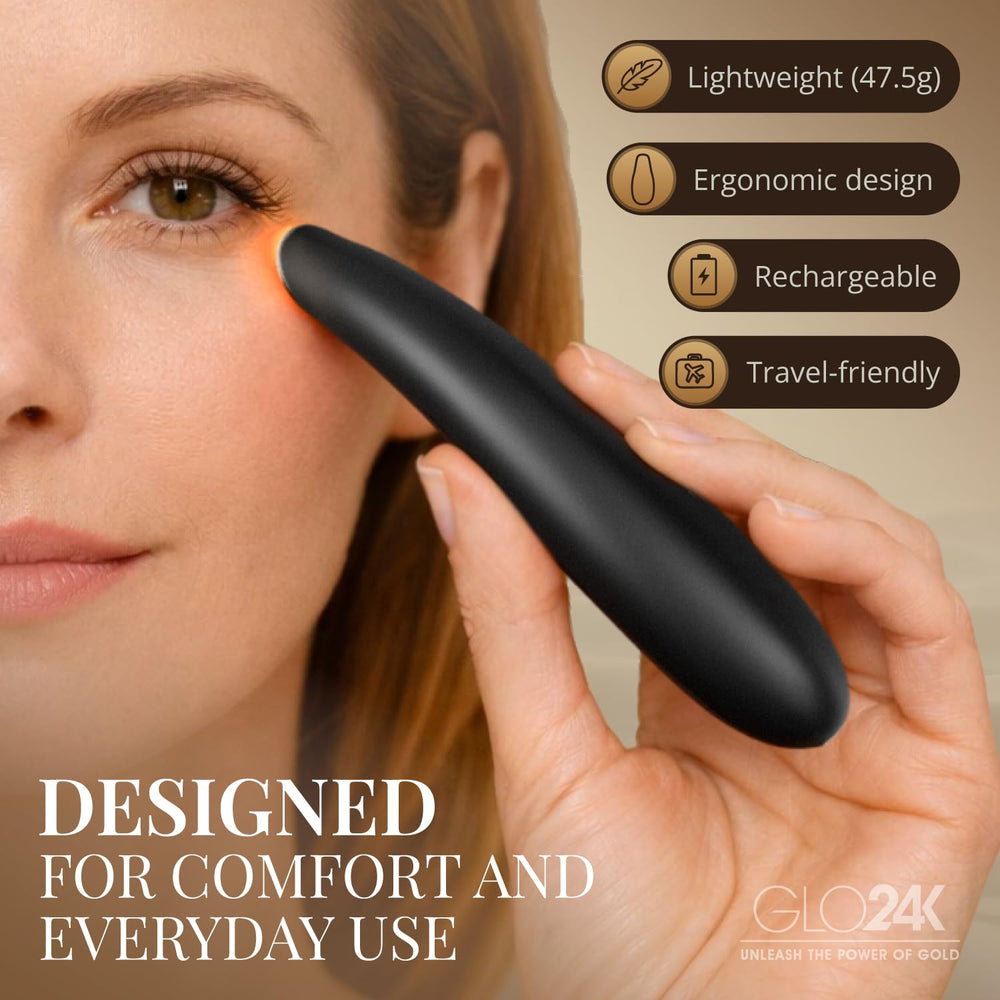 GLO24K utilisation quotidienne facile pour femmes et hommes.