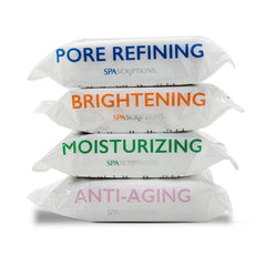 Spascriptions™ Lingettes collagène : soutiennent l’apparence ferme et repulpée de la peau.