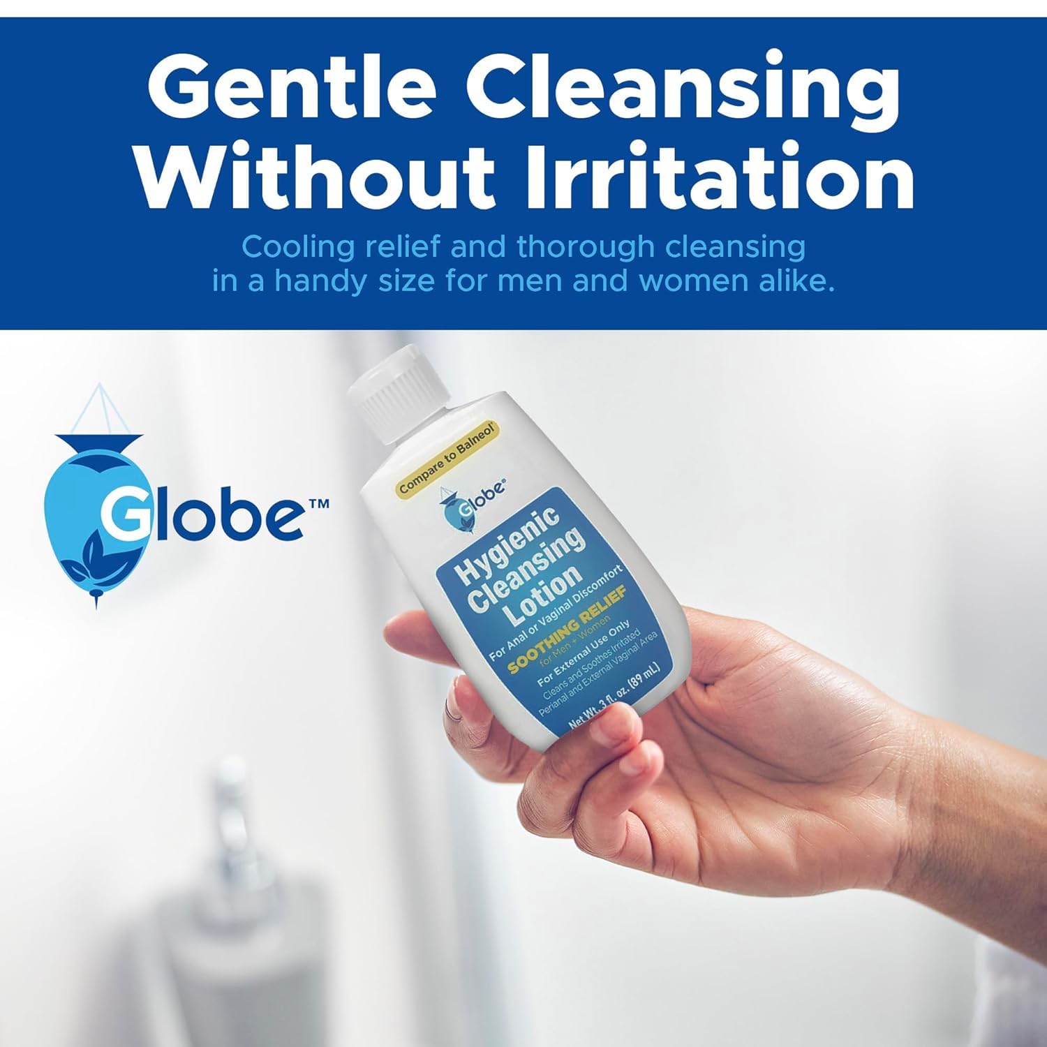Globe Lotion Hygiénique – formule délicate, respectueuse de la peau sensible