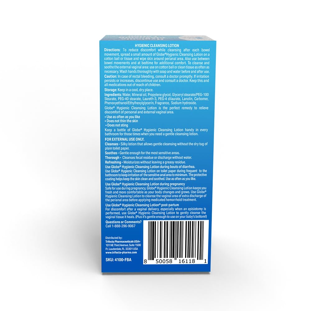 Globe Lotion Hygiénique – fabrication selon normes pharmaceutiques américaines