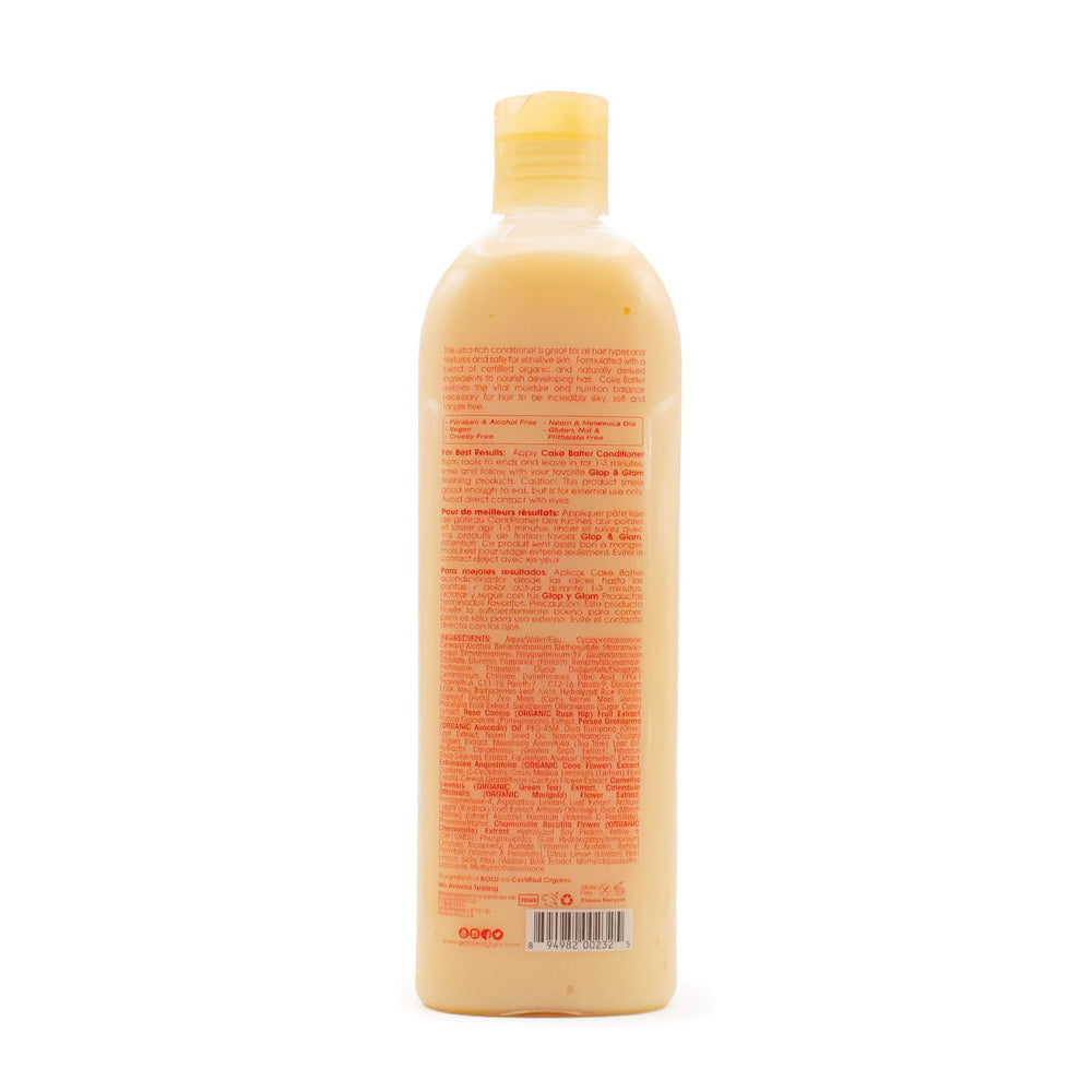 Glop & Glam Conditionneur hydratant – texture crème pour cheveux doux.