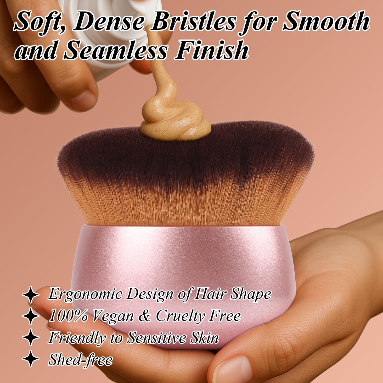 Manche ergonomique GloréBrochas, prise sûre sous la douche.
