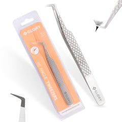 Pinces GLORY avec pointe fibre ultra-précise pour extensions de cils
