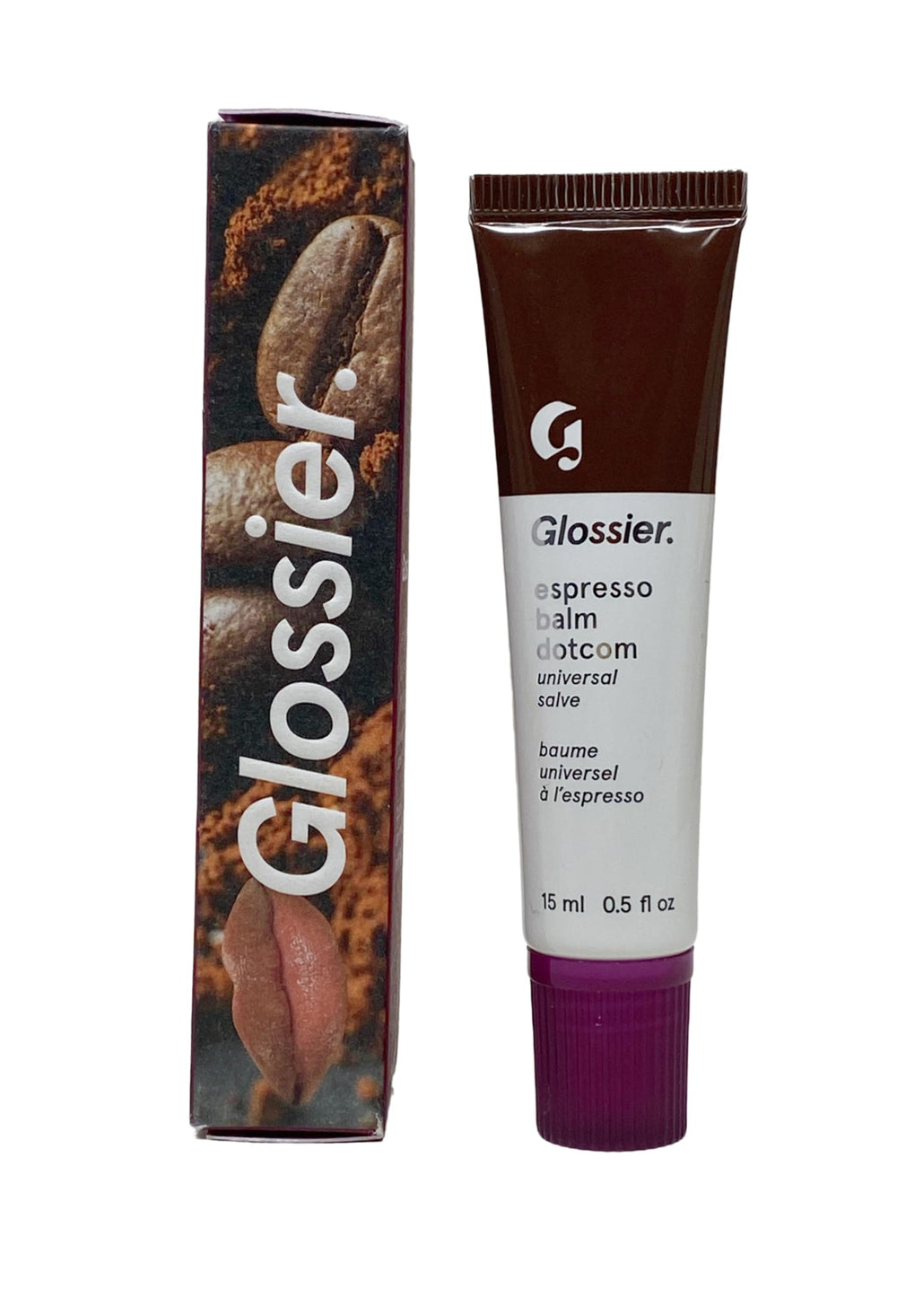 Texture onctueuse du Balm Dotcom Espresso pour des lèvres douces.