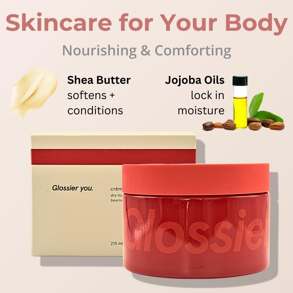 Glossier You Creme De You: main appliquant une petite touche, douceur ressentie.