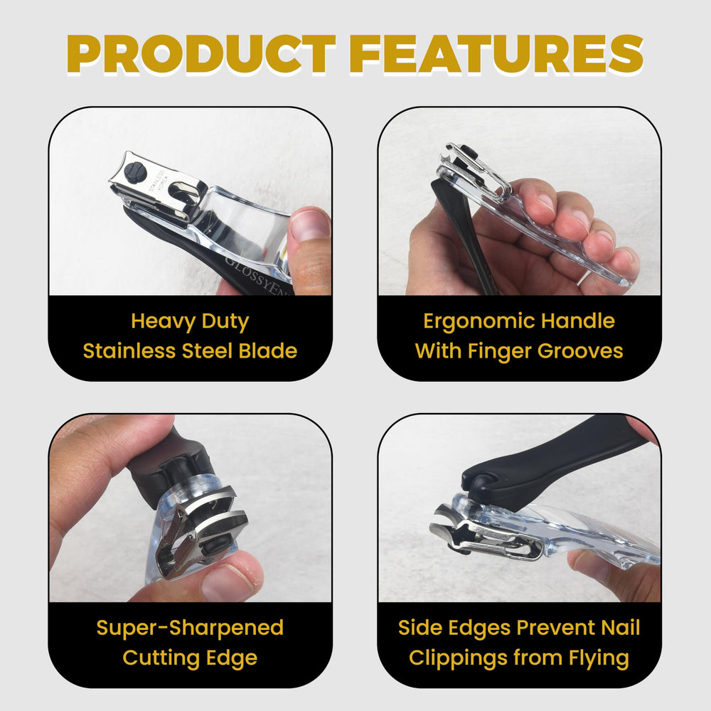 GlossyEnd EZ Grip rotation 360: action douce pour ajuster l’angle.