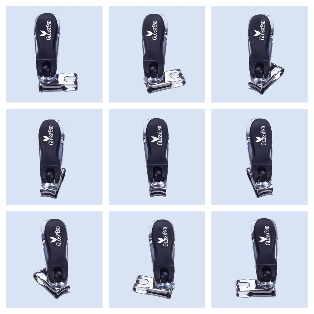 GlossyEnd EZ Grip vue arrière: design pour une posture de travail naturelle.