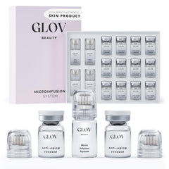 Glov Beauty stamp-visage 0,25mm en or 24k pour une infusion superficielle efficace.