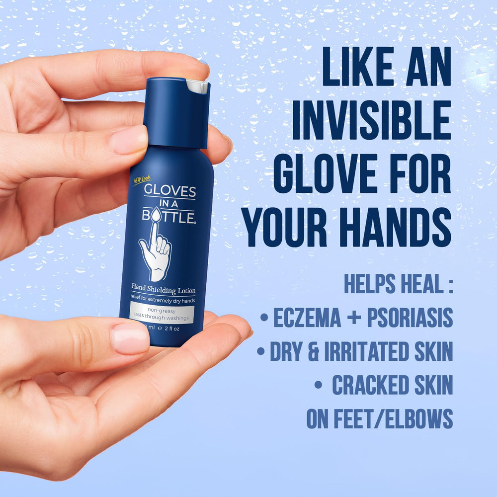 Gloves in a Bottle – fabriqué aux États‑Unis, hypoallergénique, vegan et cruelty-free.