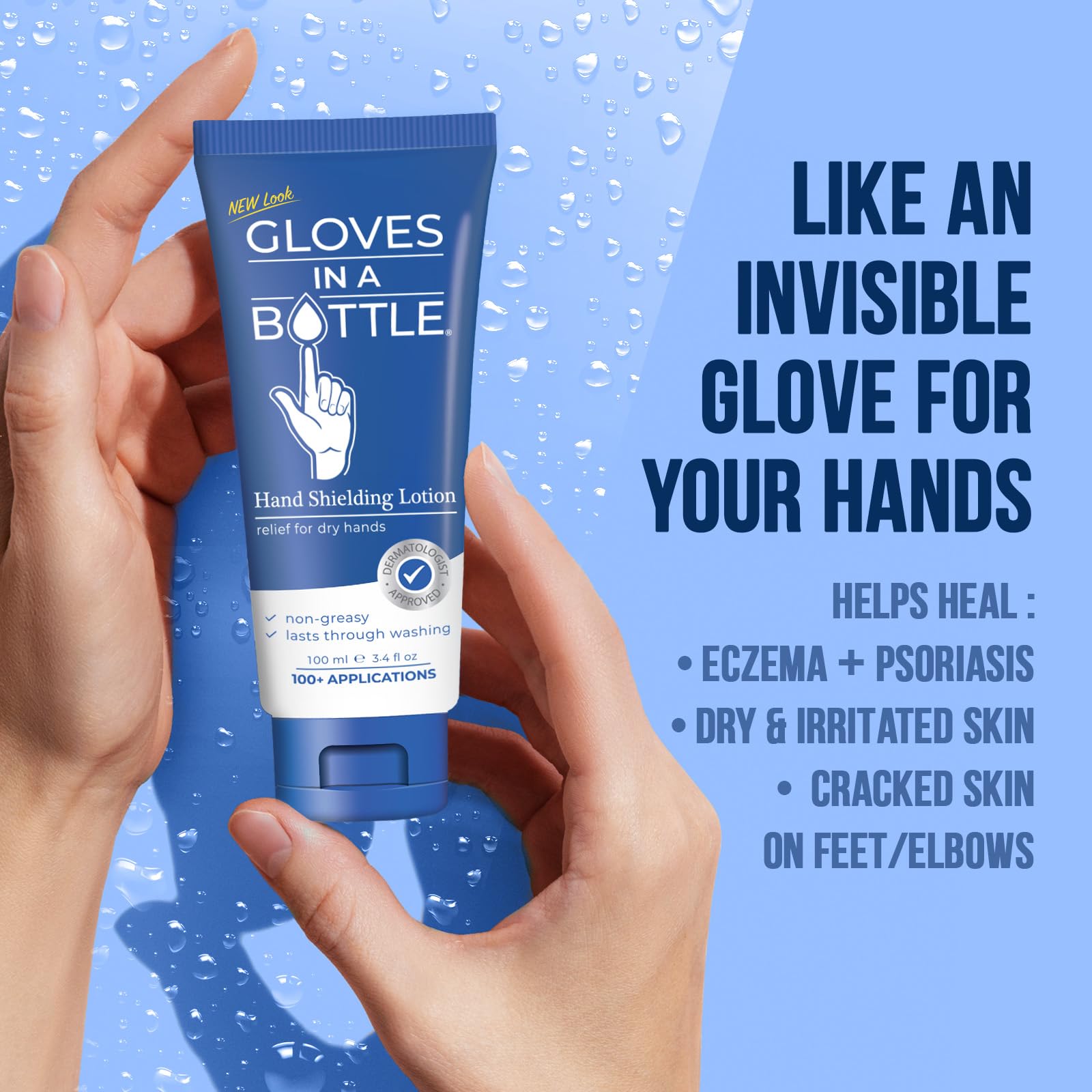 Gloves In A Bottle: formule adaptée peau sensible et usage quotidien.