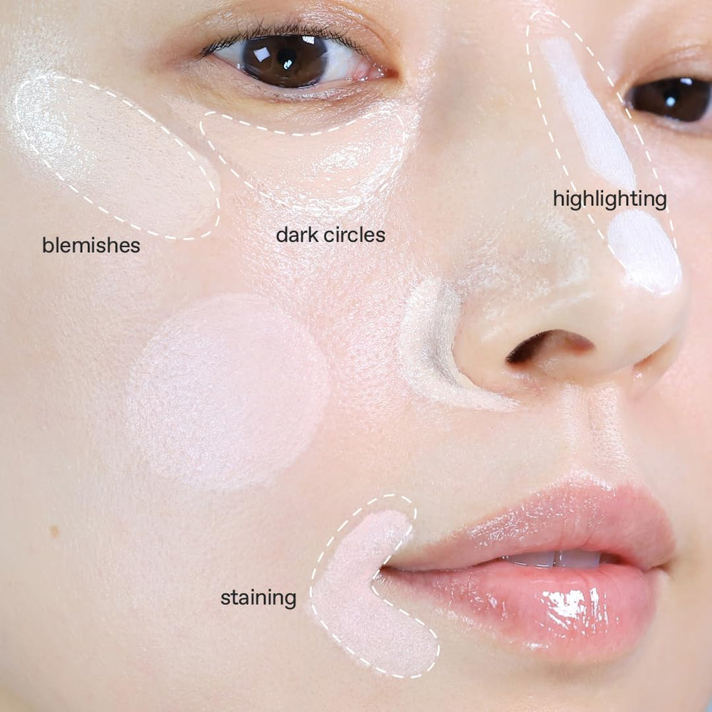 Glow correcteur rose et blanc, multi-usage pour corriger et mettre en relief.