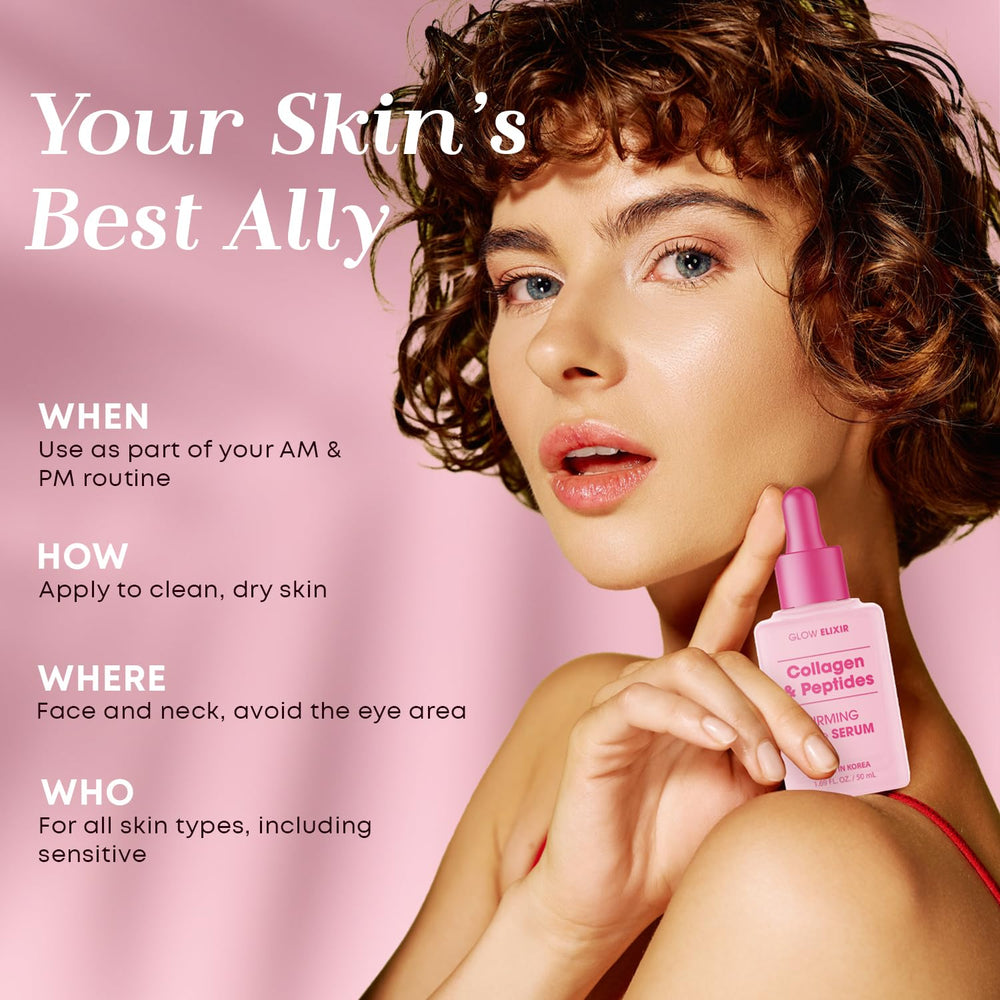 Glow Elixir Application Matin Soir — texture fluide facile à appliquer.