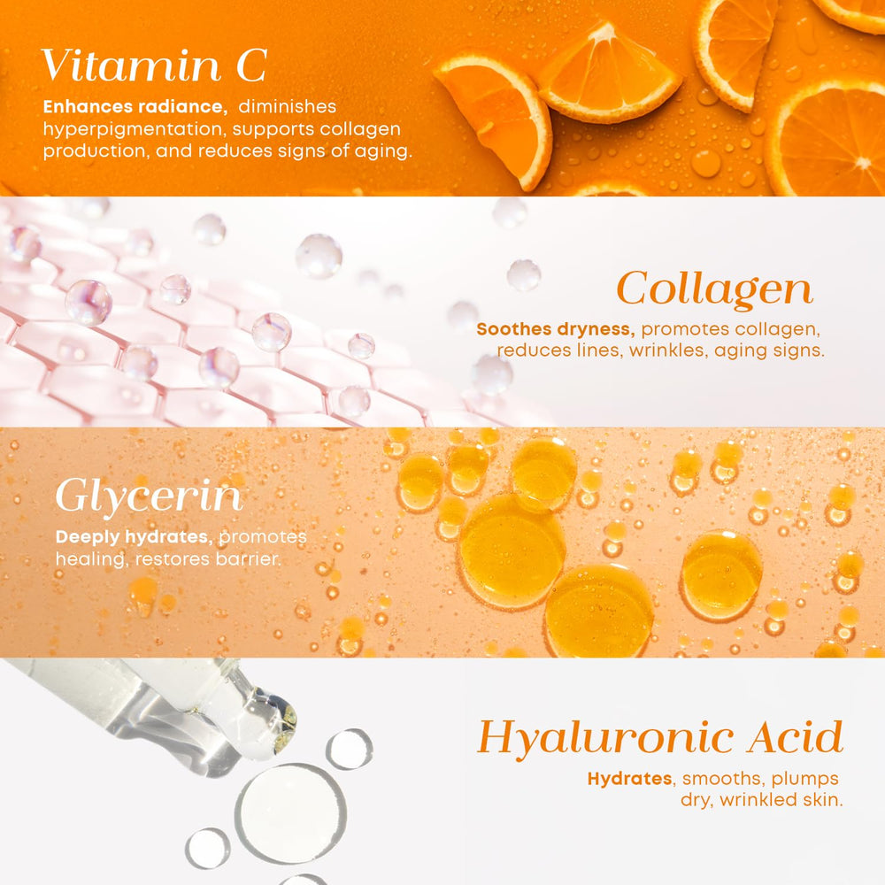 Glow Elixir sérum collagène, amélioration fermeté et contours du visage