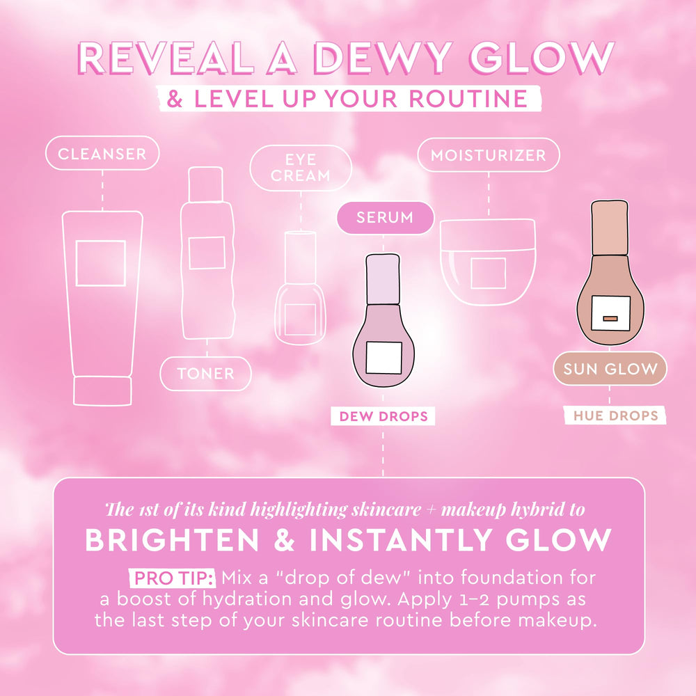 Glow Recipe accentuation-liquide : brillance naturelle sur les zones saillantes.