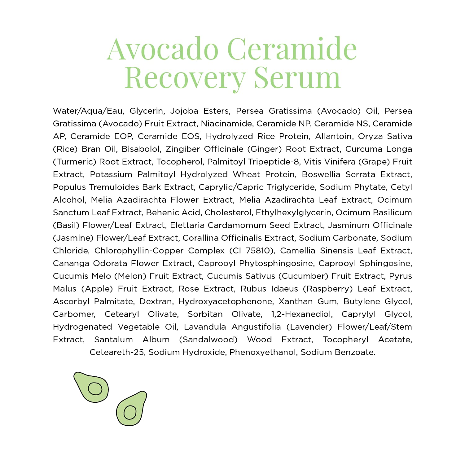 Glow Recipe Avocado Ceramide Serum, routine quotidienne douce et efficace pour peaux sensibles.