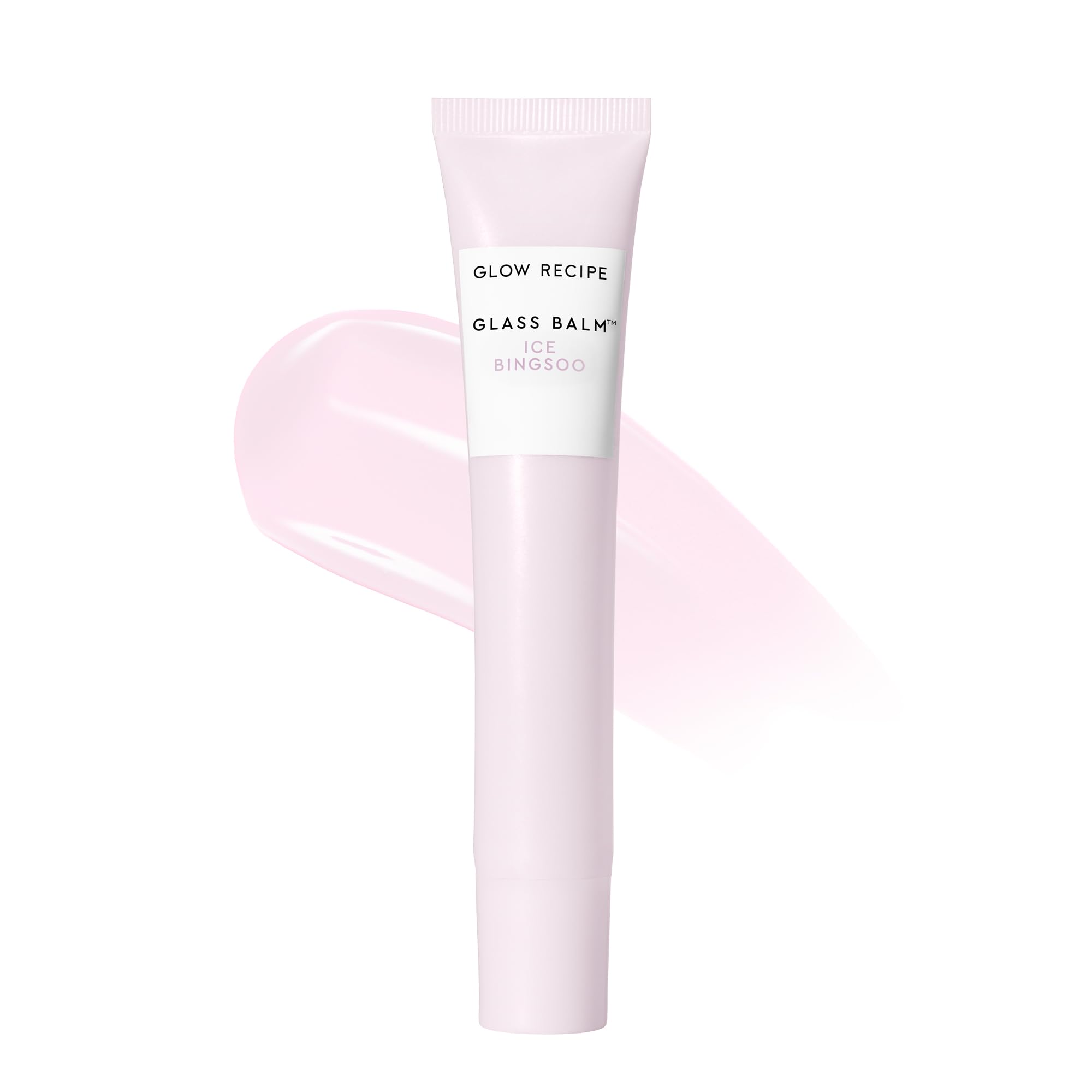 Glow Recipe Glass Balm: application facile pour des lèvres brillantes et hydratées.