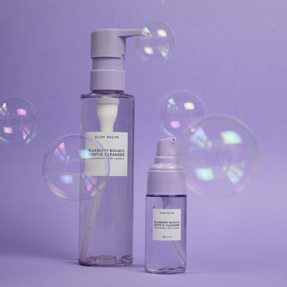 Glow Recipe Blueberry Bounce – 3-en-1, nettoie, démaquille et clarifie en douceur