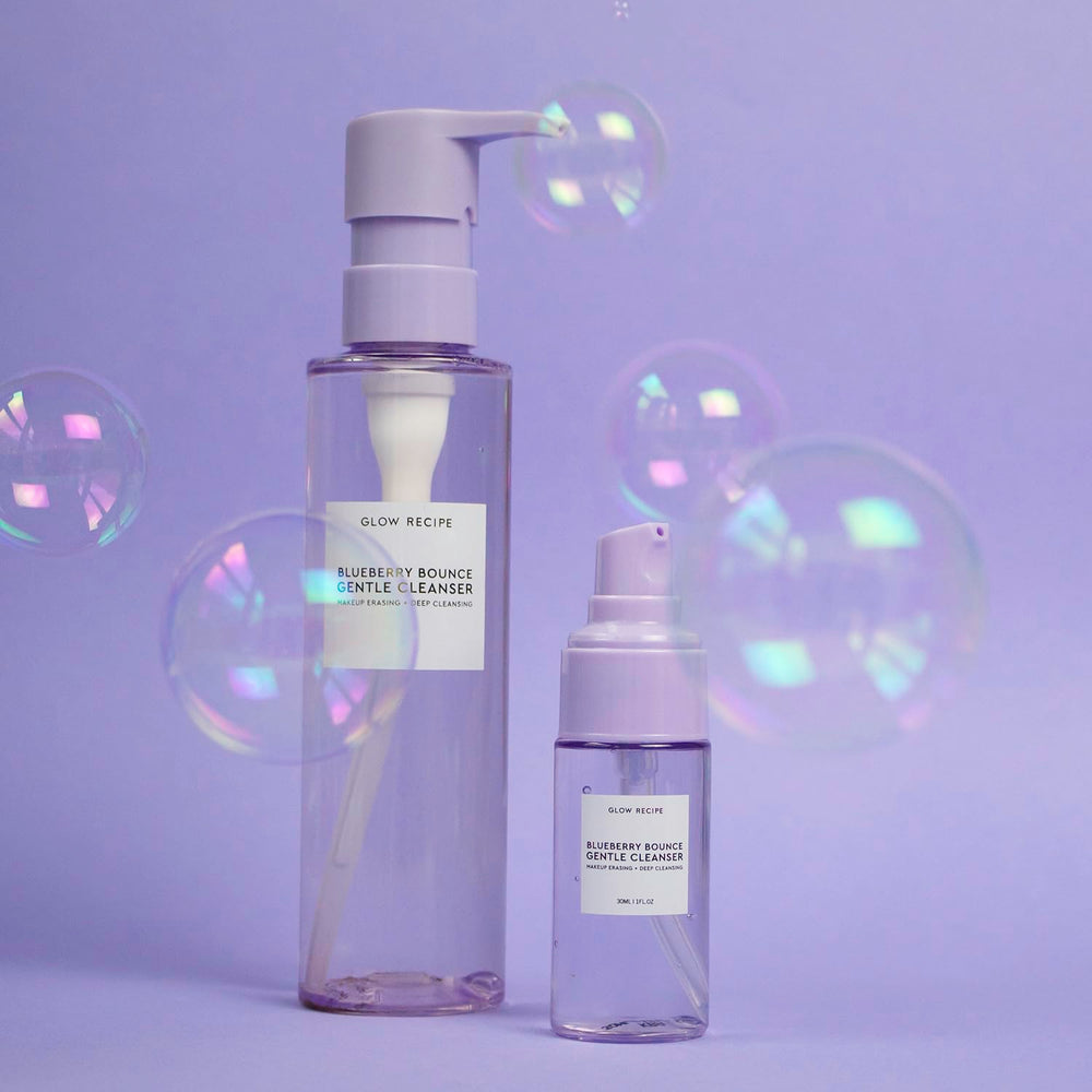 Glow Recipe Blueberry Bounce extrait-myrtille fournit antioxydants hydratants.