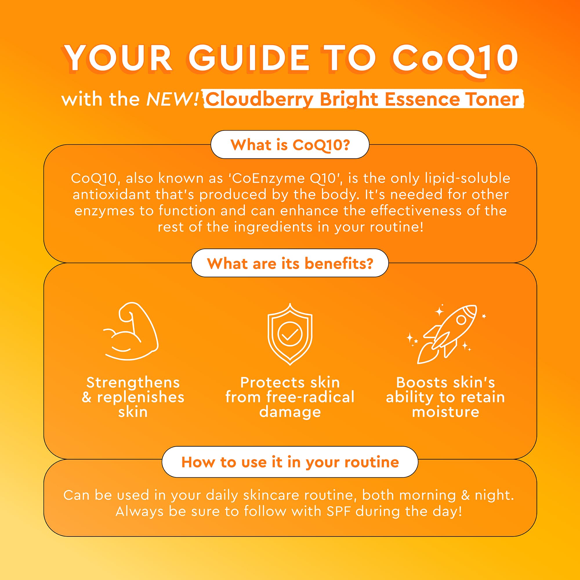 CoQ10: ingrédient clé dans la formulation Glow Recipe.