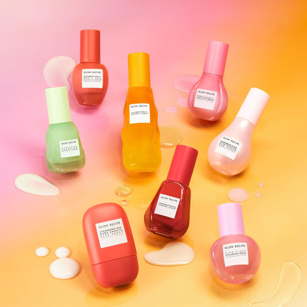 Emballage éco-responsable de Glow Recipe pour votre routine durable.