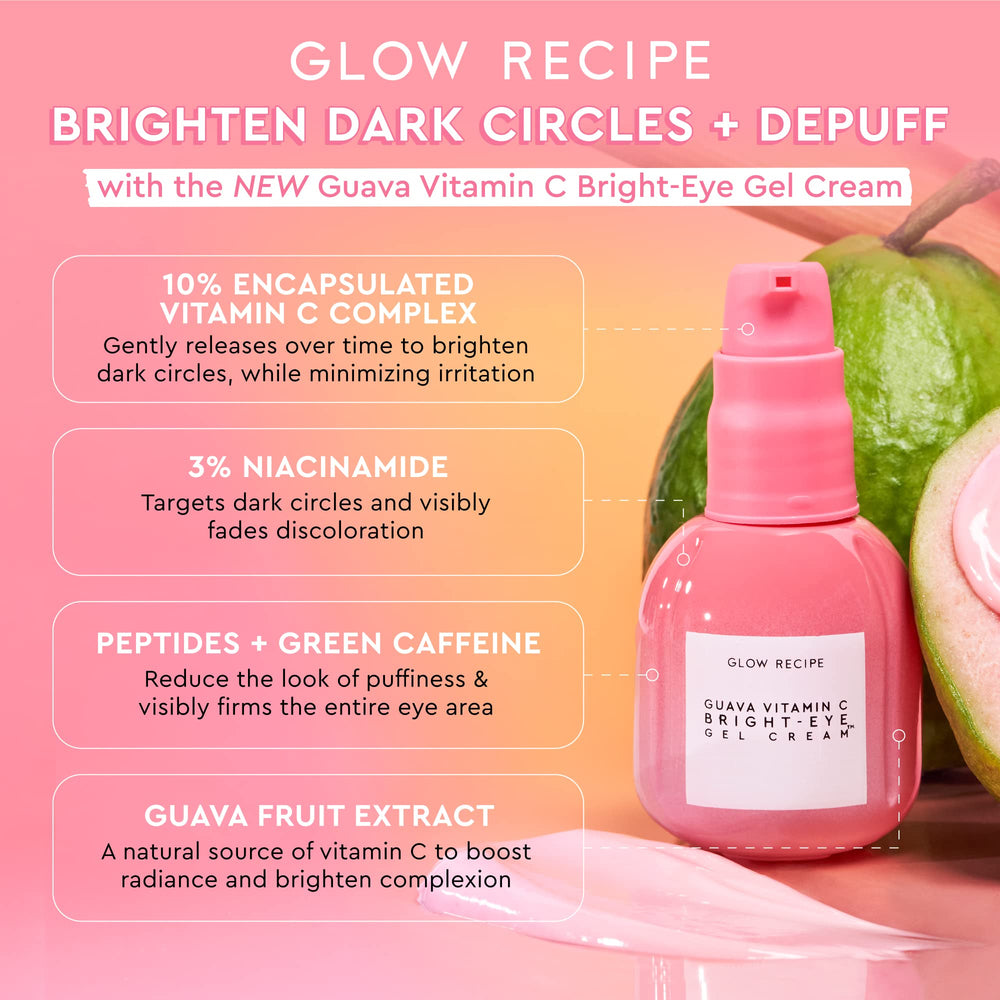 Glow Recipe gel yeux texture légère, application douce et hydratante