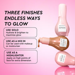 Glow Recipe Hue Drops Rosy Glow, couleur rosée modulable et effet lumineux naturel.