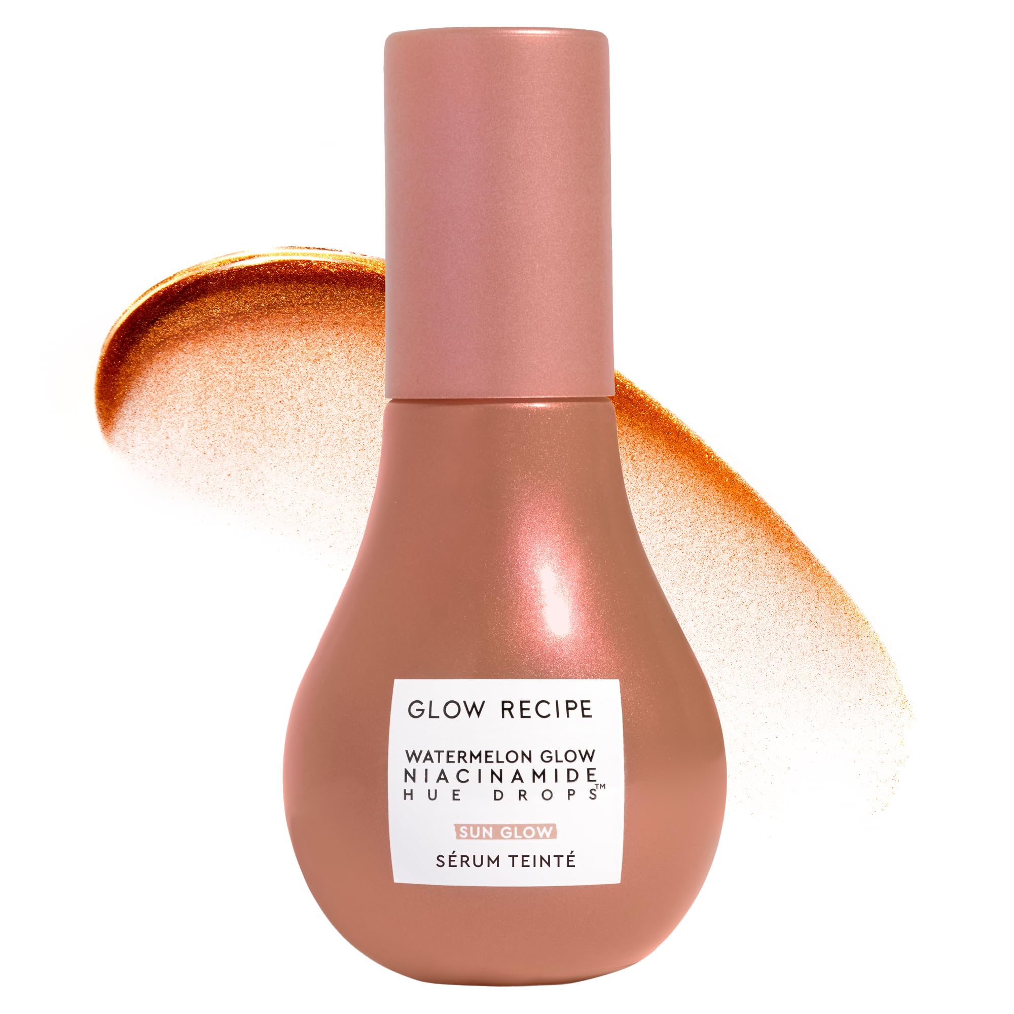 Glow Recipe Hue Drops sérum bronzant, flacon élégant qui éclaire la peau