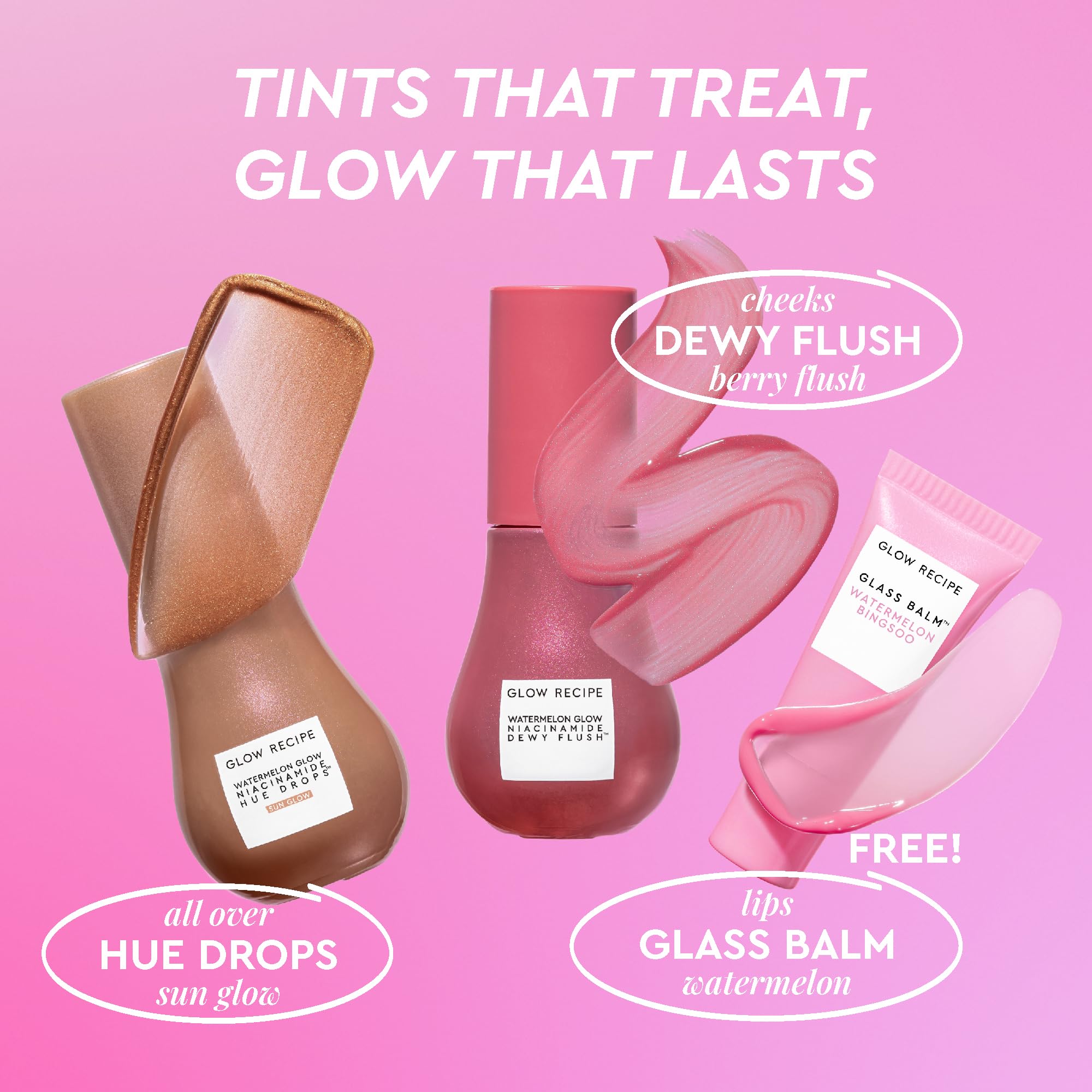 Hue Drops Sun Glow Glow Recipe format voyage hydrate et éclaire