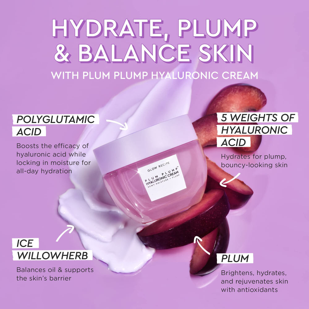 Application de Plum Plump en dernière étape de routine sur peau propre