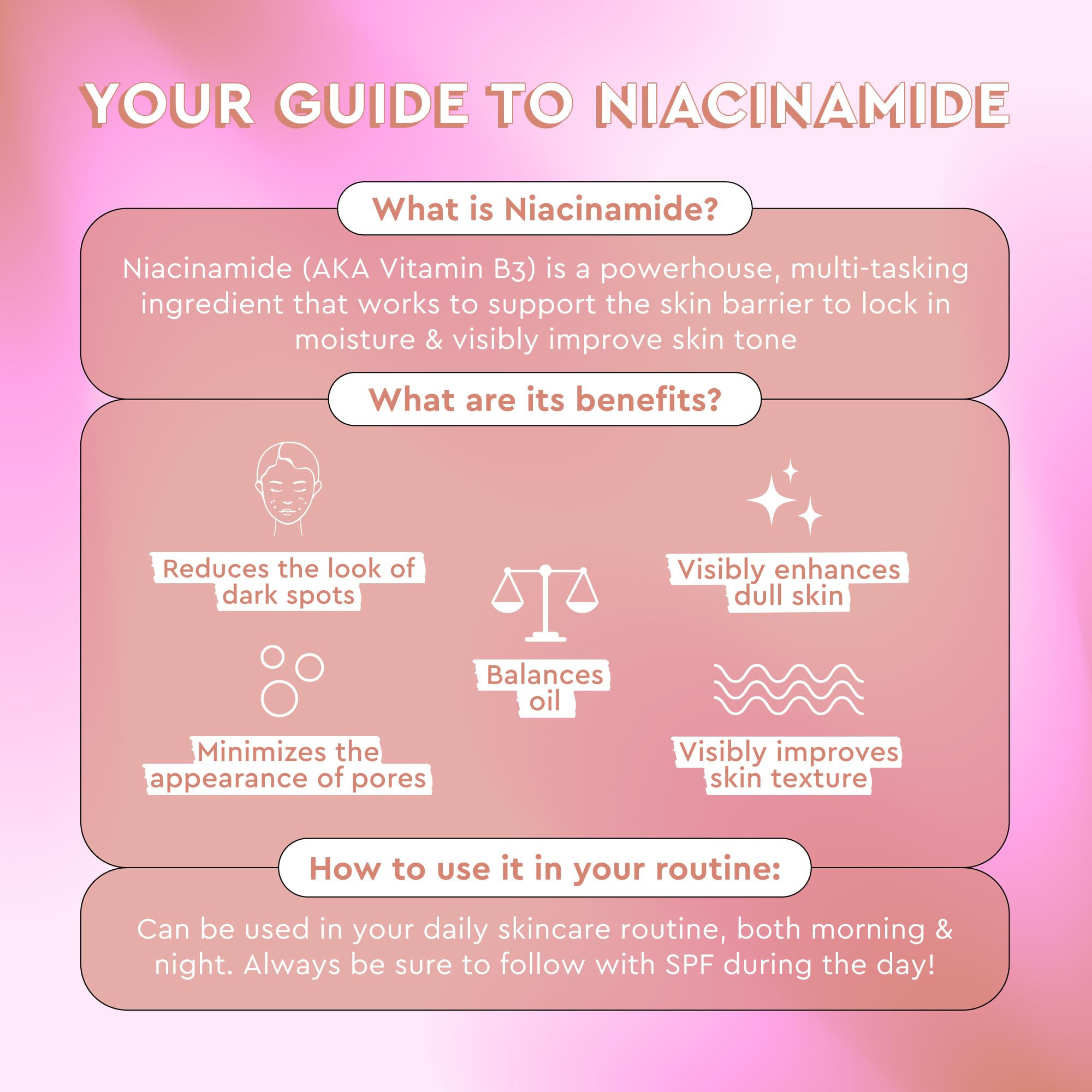 Glow Recipe Hue Drops — pores visuellement minimisés avec le temps grâce à la Niacinamide.