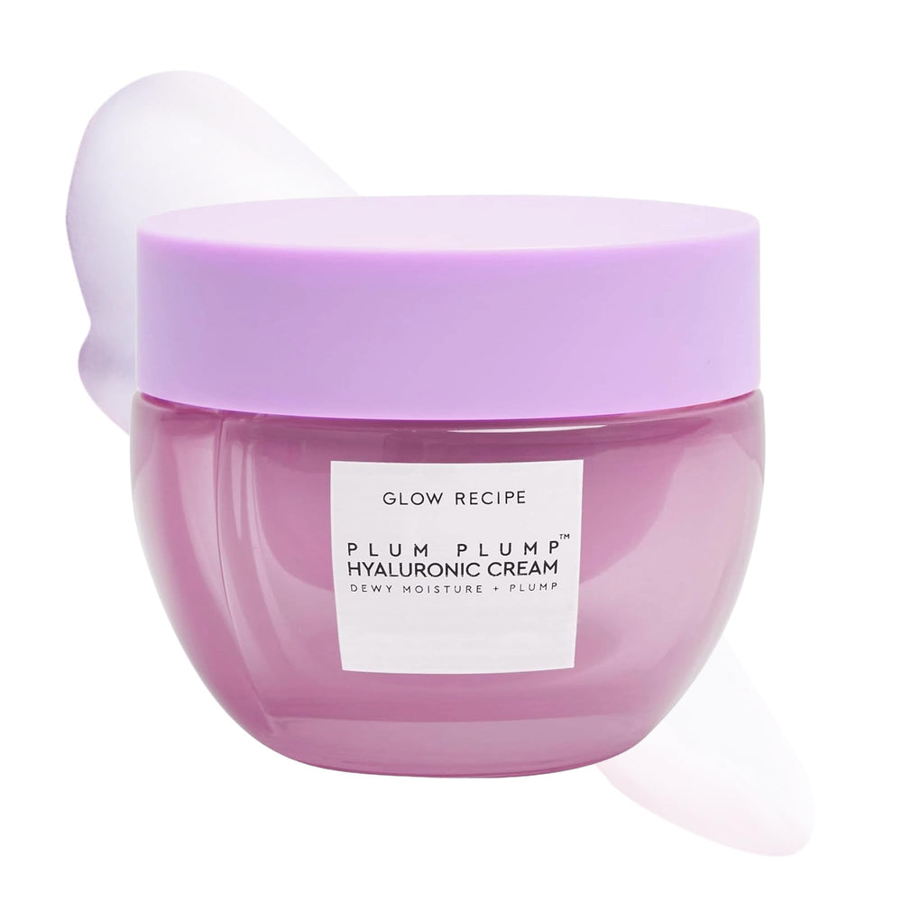 Glow Recipe Plum Plump dans son pot remplissable pour hydratation durable.