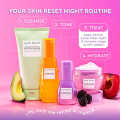 Emballage Glow Recipe élégant et végan, sans cruauté animale.