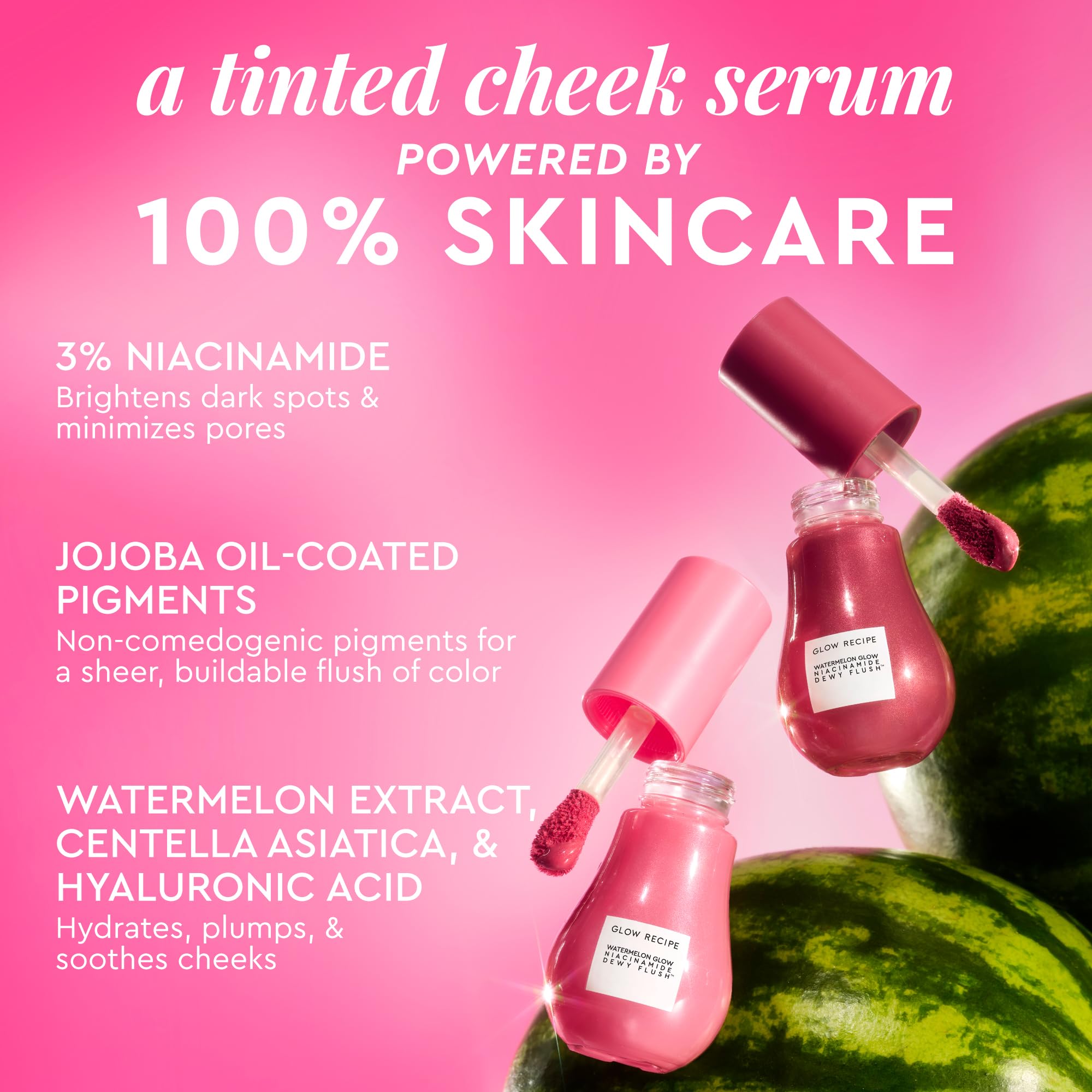Swatch Berry Flush sur les joues, teinte rosée naturelle et modulable.