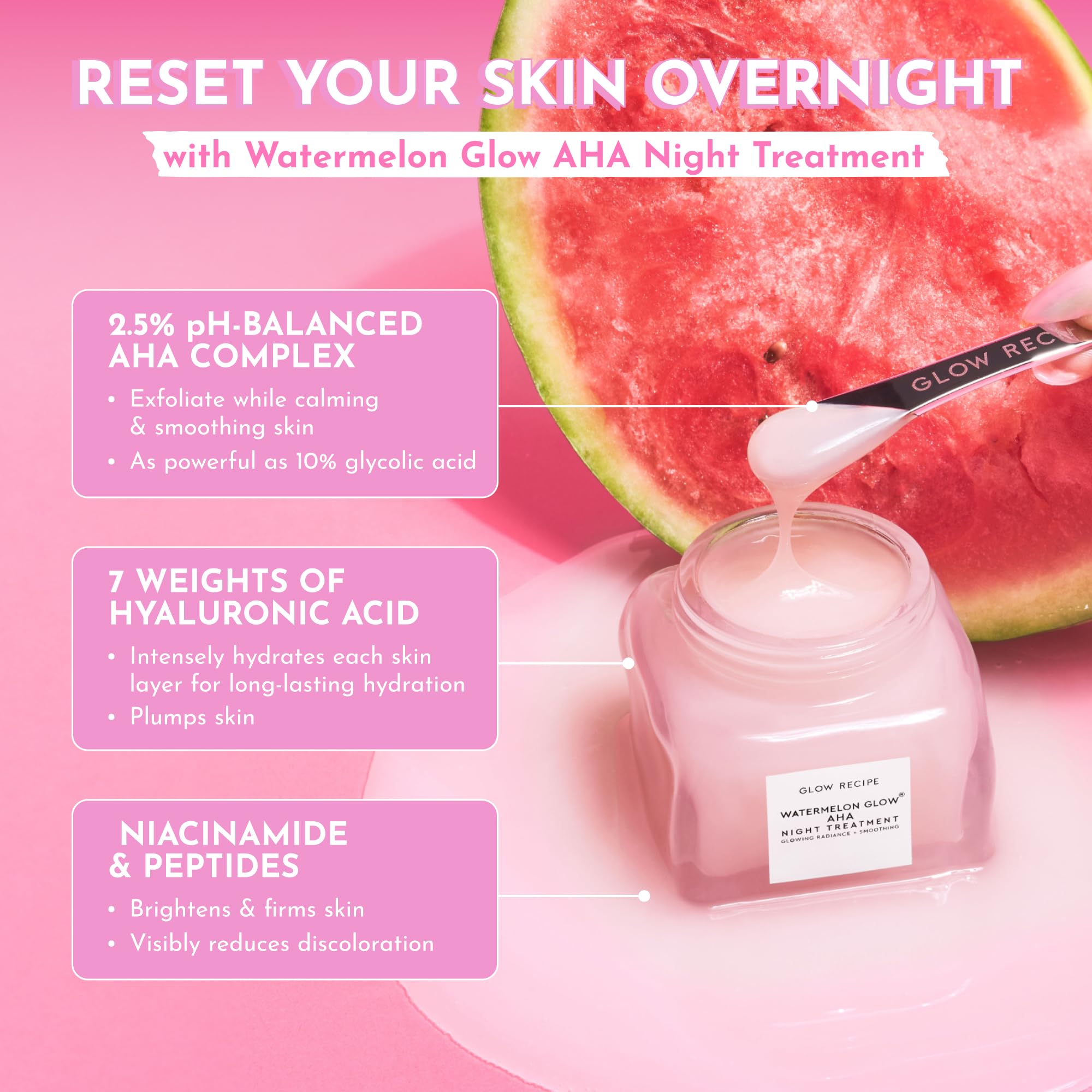 Glow Recipe — texture gel hyaluronique, hydratation légère et revitalisante