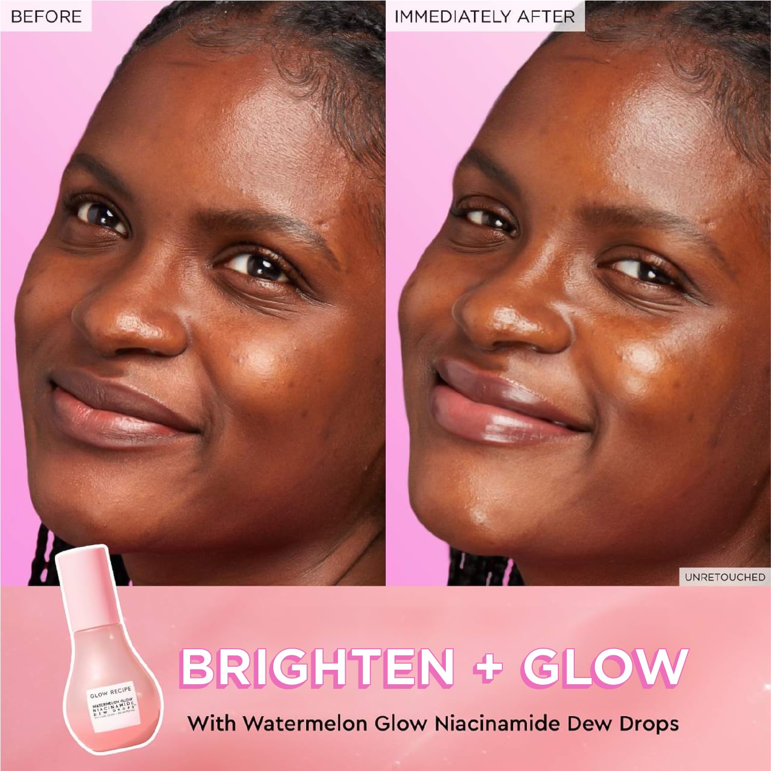 Glow Recipe texture-gel-hydratant : pénétration rapide sans gras.