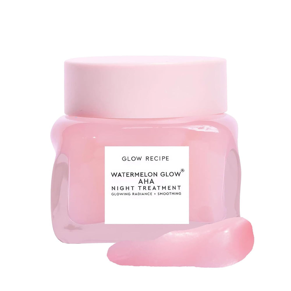 Glow Recipe Watermelon Glow Night Treatment, flacon élégant pour votre routine nocturne clarifiante.