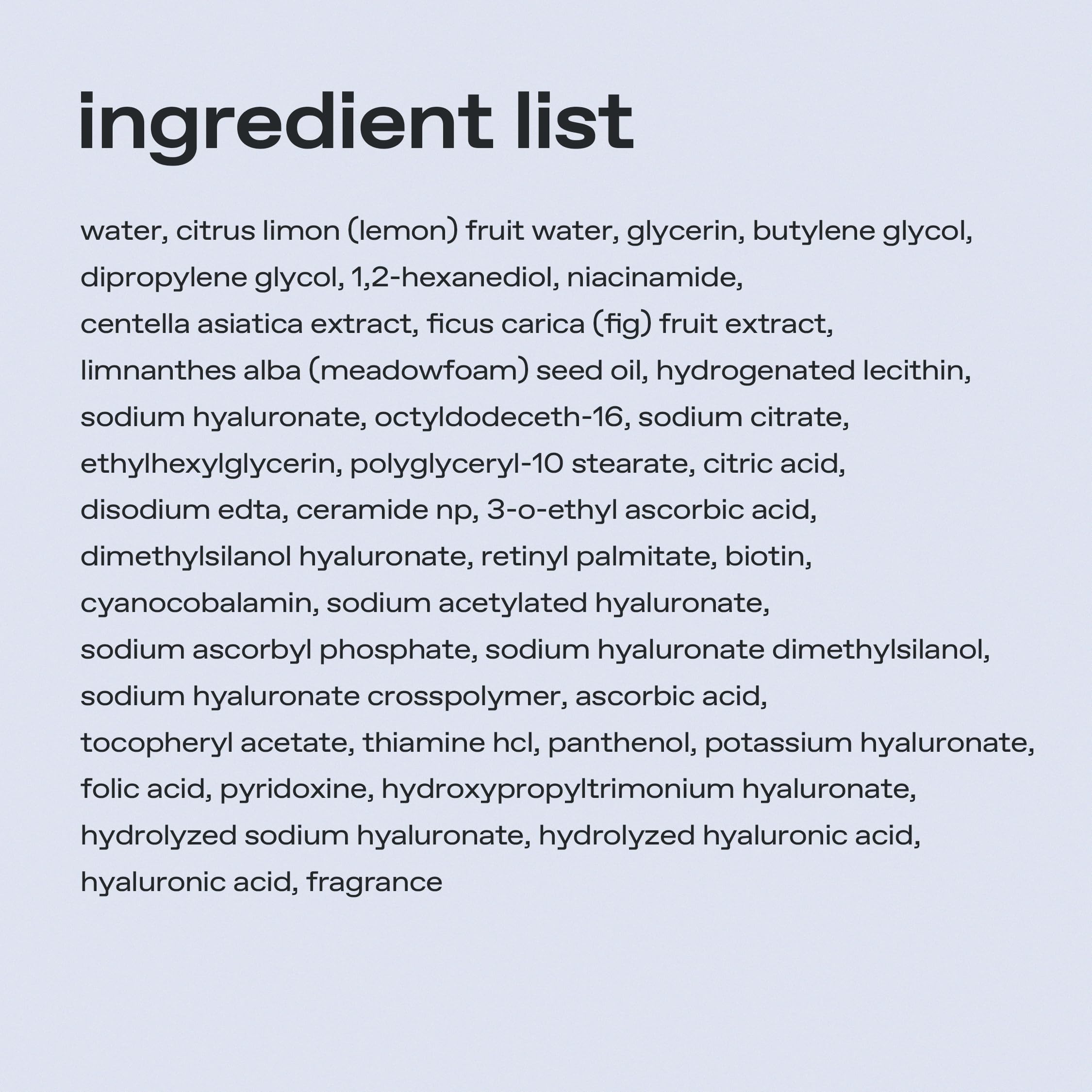 Glow tonique citron présente une formule légère avec 8 vitamines.