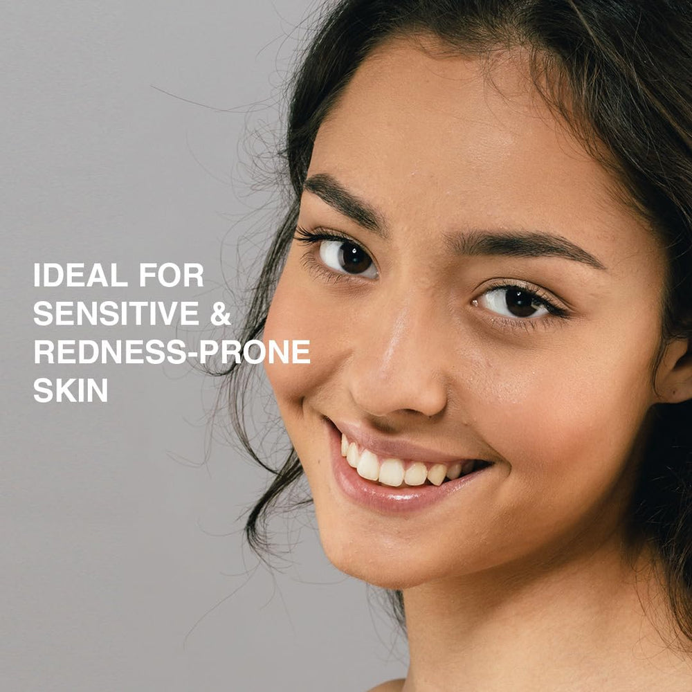 Niacinamide et beta-glucane Glowbiotics, peut renforcer la barrière et réduire les rougeurs.
