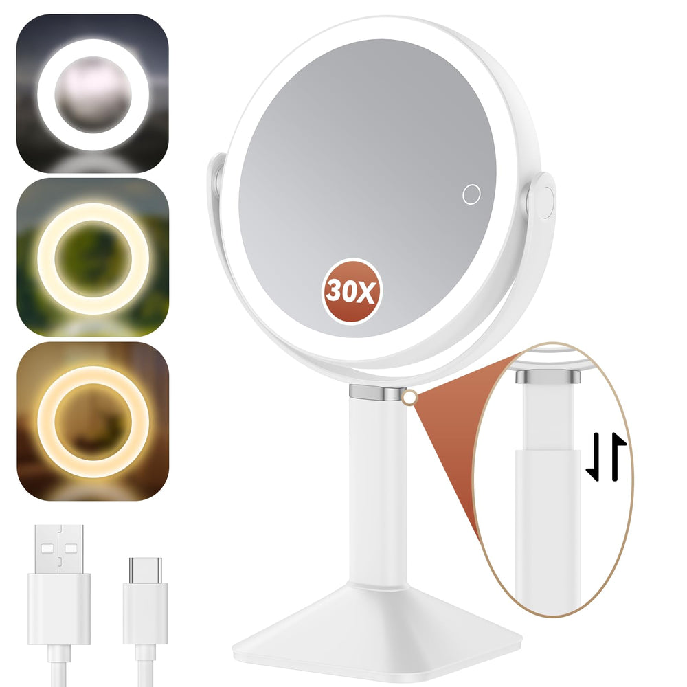 Glowtop miroir parfait comme cadeau pour femme ou amateur de maquillage.
