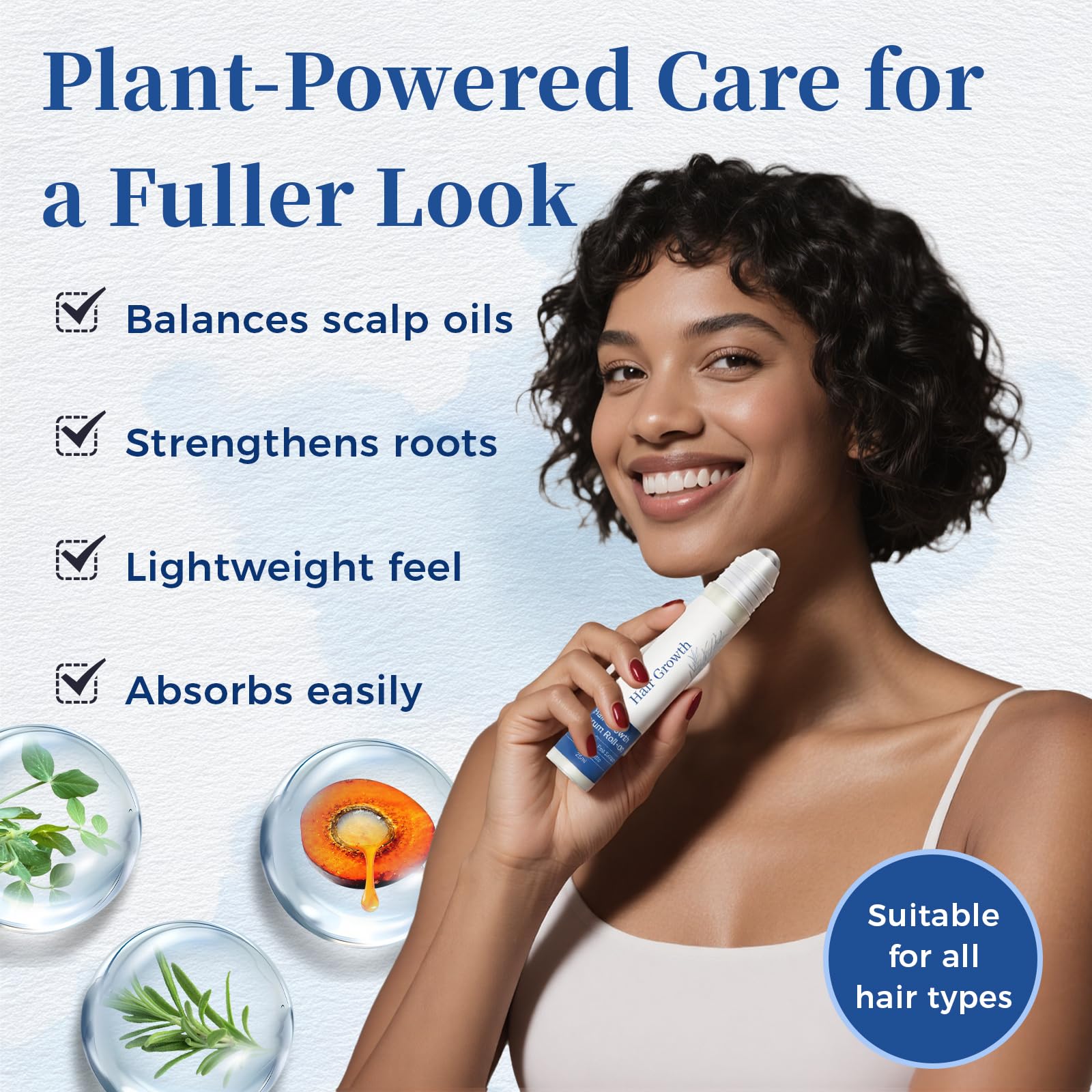 Gluvelessia extrait de pois nourrissant les follicules capillaires