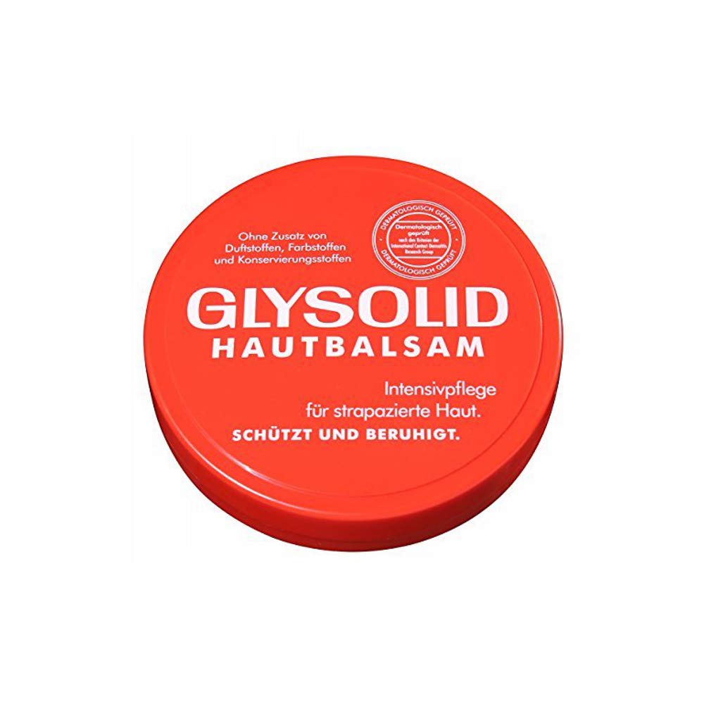 Glysolid Crème pour la peau, pot de 100 ml, hydratation équilibrante.