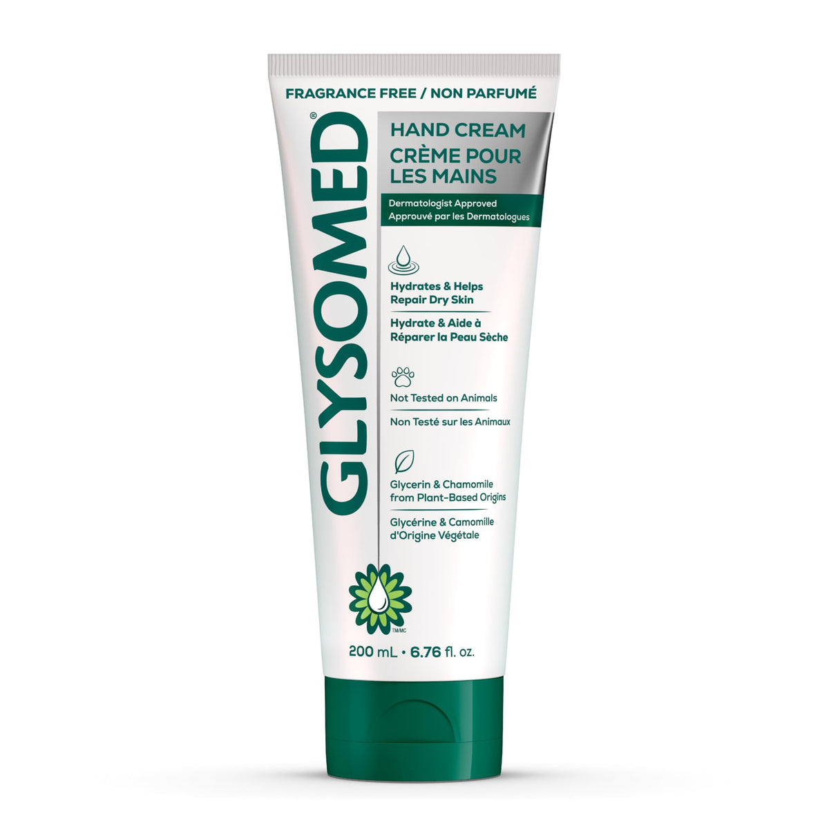Glysomed Crème Mains Sans Parfum – bouteille pratique pour hydrater durablement.